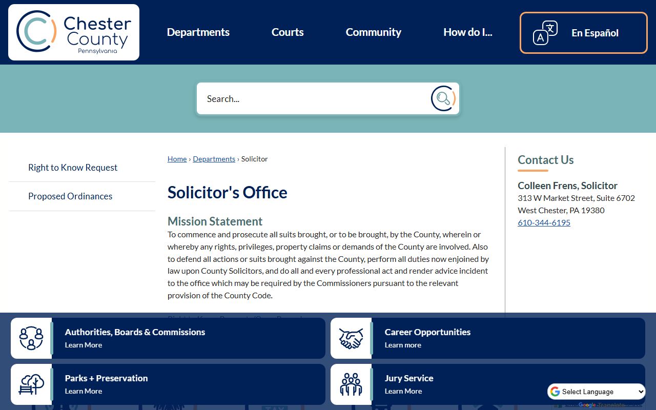 Chester County Sheriff's Office - Chester County Inmate Population Records