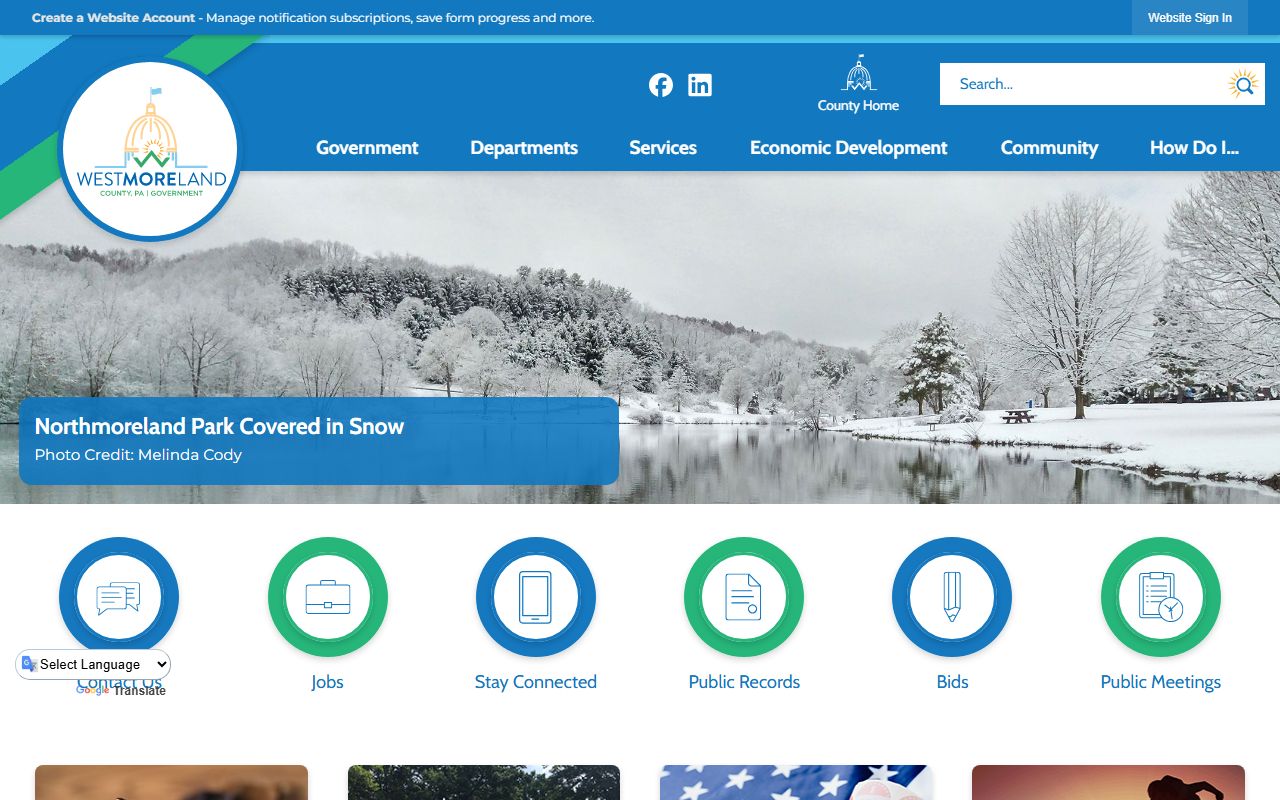 Westmoreland County Sheriff Office inmate population records page